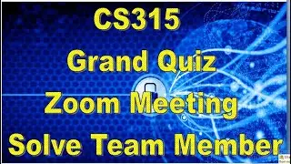 CS315 Grand Quiz 2021-2022 