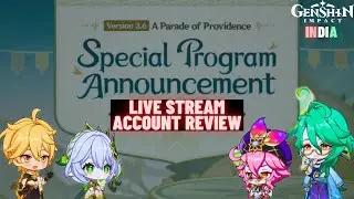 3.6 Banners and Events | Sill Pulling for Shenhe😂 | Genshin Impact Live