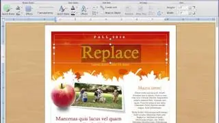 Create a Newsletter Using Microsoft Word Templates