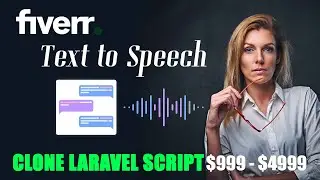 Text to Speech Converter online - FREE & No Limits - Fiverr clone script PHP Laravel vue.ja