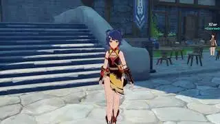 Genshin Impact - Walking with Xiang Ling in Mondstadt