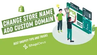 How to change store name and add custom domain on Shopify | Shopify Tutorial for Beginners