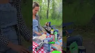 Campfire Treats: Easy Pie Recipe #shorts #CampfireCooking #CampfireDessert #CampingFood