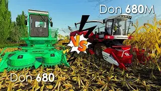Заготовка КОРМОВ. КТО Кого ДОН 680 Против ДОН-680М / Preparation of FEED. DON 680 Vs DON-680M.