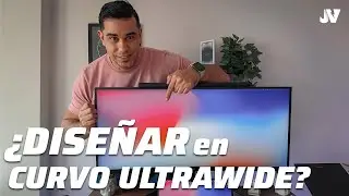 Monitor ULTRAWIDE CURVO para DISEÑO GRÁFICO. El LG 34WQ60C es una monitor perfecto para diseñar 🖥️😍
