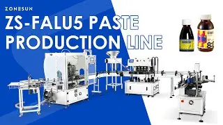 ZONESUN  ZS-FALU5 Automatic Syrup Bottling Line Honey Production Line