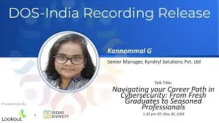 Navigating Your Career Path in Cybersecurity, From Fresh Graduates to Professionals, Kannammal G