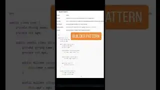 BUILDER PATTERN IN JAVA | INTERVIEW QUESTION| SDET | QA AUTOMATION