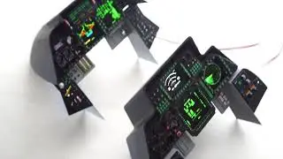 Scale F14D Cockpit with Oled displays