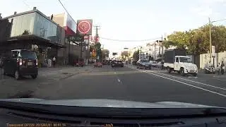 Biker vs SUV road rage