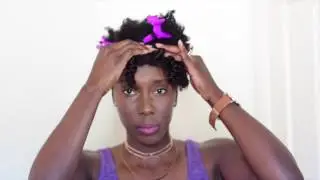 How to add clip in's to short natural hair