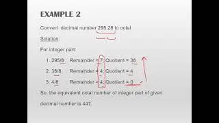 Decimal to Octal Conversion with examples | Convert Decimal number into Octal number | Number System
