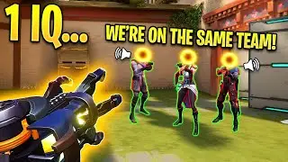 Valorant Iron Moments that will make you cry... - 1IQ Fails & Low Rank Moments - Valorant Highlights