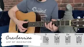 The Cranberries - Just My Imagination (Acoustic Guitar Lesson) tutorial