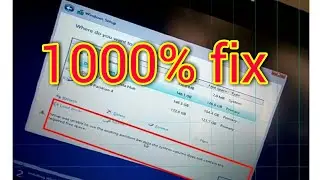 setup was unable uto use the existing partition the system volume 2017
windows 10/7/8.1 problem fix