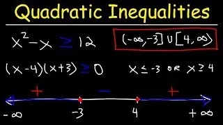 Quadratic Inequalities