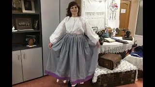 КОСТЮМ РОССИЙСКИХ НЕМЦЕВ. Шьем женскую юбку