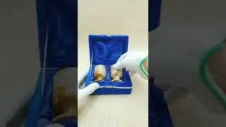 Рюмки на ножках из натурального камня оникс 2 штуки