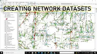 geometric network vs utility network, Creating Geometric Networks, Network Analysis