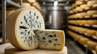 AMAZING Blue Cheese Production Process Explained in 17 minutes
