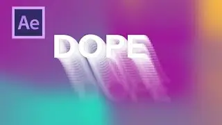 Стильная анимация текста в After Effects