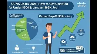 CCNA Costs 2025: How to Get Certified for Under $500 & Land an $85K Job!
