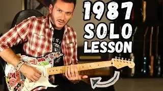 How Satchel REALLY plays 1987 (guitar solo lesson)