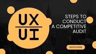 Steps to conduct a competitive audit