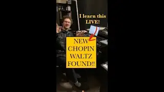 Lost Chopin Waltz discovered almost 200 years after it was written. (Performance and Tutorial)