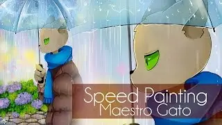 IllustStudio - Maestro Gato- Speed Painting by Paulinaapc