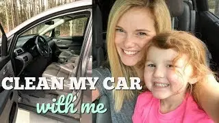 CAR CLEAN WITH ME | CLEANING OUT MY DISGUSTING MOM VAN | SPEED CLEANING MY CAR