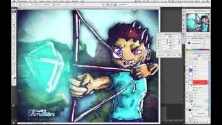 Speed Art  Minecraft Steve