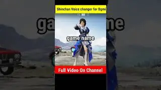 shinchan voice changer for bgmi*pubg*free fire 