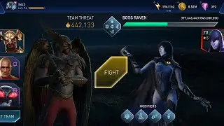 Boss RAVEN 🔥Solo Raid Event Fights ☠️ InJustice 2 Mobile Gameplay