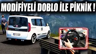 MODİFİYELİ DOBLO İLE PİKNİK YAPTIM !!! ETS 2 MOD 1.44 [ Logitech G29 ]