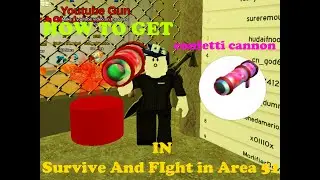 [READ THE PINNED COMMENT] How to get Confetti Cannon in Survive and Fight in Area 51 (ROBLOX)