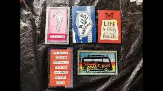 Upcycling packaging to create notebook ephemera, Part 2