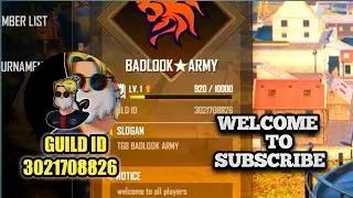 Tgb badlook guild invite all subscribe|free fire|tgb badlook|free fire tamil