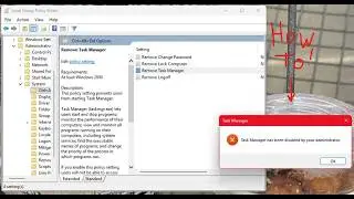 How to disable Task Manager on Windows 7, 8, 10, and 11 using the Group Policy Editor