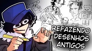 Revisitando Meus Desenhos antigos ( E REFAZENDO UM DELES )