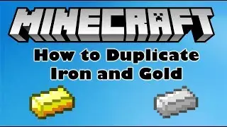 Minecraft - DUPLICATION GLITCH [ Iron & Gold ] Tutorial - PS4 / Xbox One / PS3 / Switch / Wii U