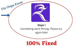 Fix Roobai Oops Something Went Wrong Error. Please Try Again Later Problem Error Solved