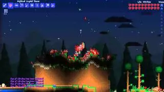 20 Eye Of Cthulhu vs Crystal Storm Terraria HD SOLO