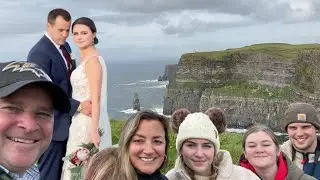 We crashed a wedding at the Cliffs of Moher!