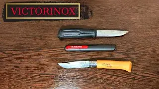 Викторинокс. Карманная точилка. Точу ножи  Мора 510 и Opinel. 