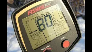 Fisher F75 + катушка Nell Attack - Тест на очень мелкое золото