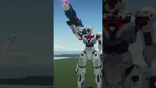Fully functional Gundam in Roblox Elite Engineering! 