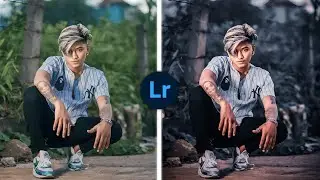Lightroom Mobile Dark Navy Blue Tone Photo Editing Tutorial
