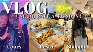 VLOG : UNE JOURNÉE AVEC NOUS ! I Cours à l'IUT, Resto, Shopping...