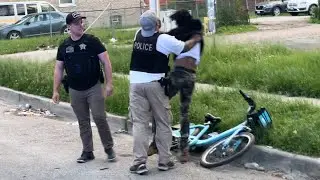 Shorty Goes Nose To Nose With Cop In Chicago